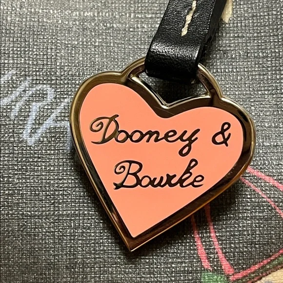 Dooney & Bourke Black Hobo Bag with Colorful Design, new! Very cute bag - Picture 4 of 11